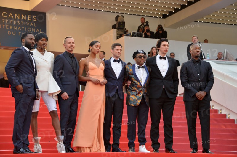Equipe du film "BlacKkKlansman", Festival de Cannes 2018