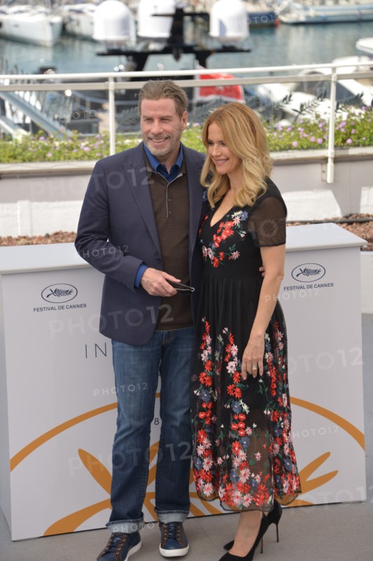 John Travolta et Kelly Preston, Festival de Cannes 2018