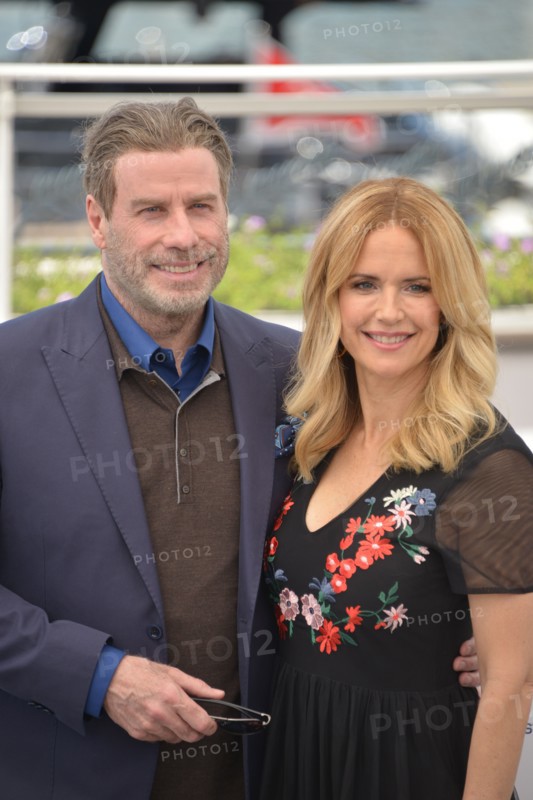 John Travolta et Kelly Preston, Festival de Cannes 2018