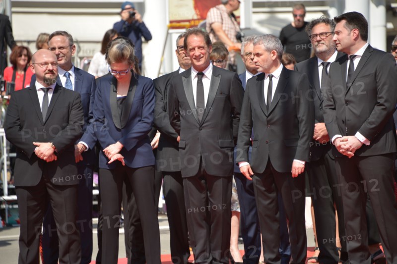 Equipe du film "En guerre", Festival de Cannes 2018