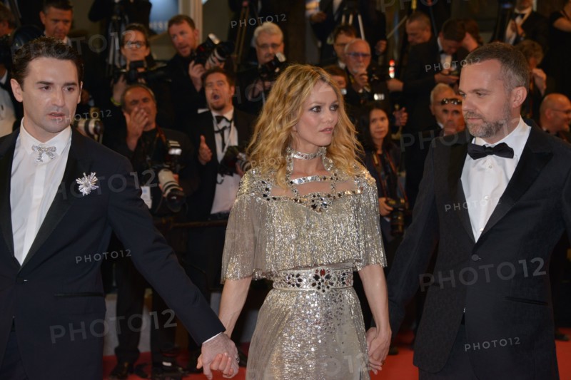 Crew of the film 'Knife + Heart', 2018 Cannes Film Festival