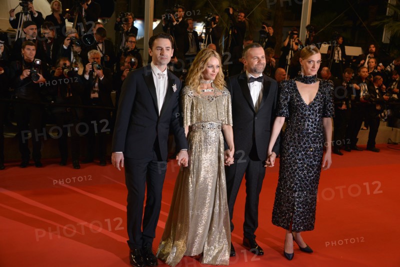 Crew of the film 'Knife + Heart', 2018 Cannes Film Festival