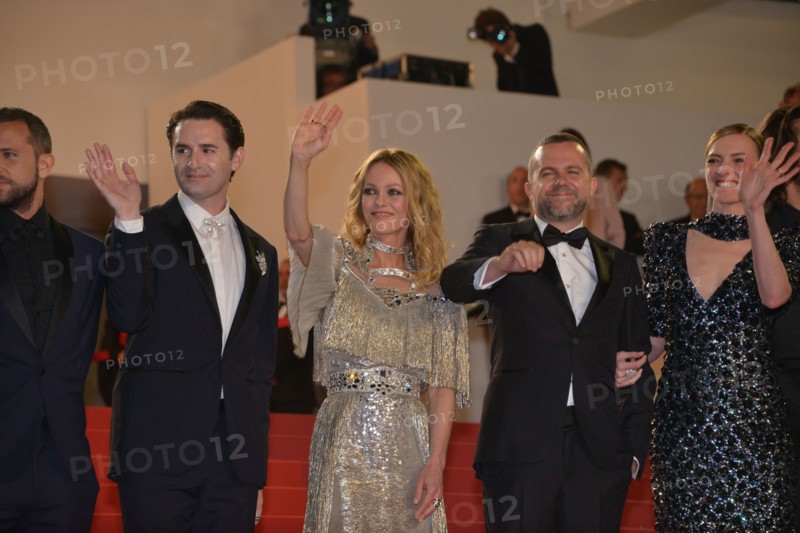 Crew of the film 'Knife + Heart', 2018 Cannes Film Festival