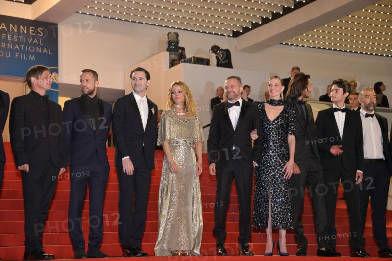 Crew of the film 'Knife + Heart', 2018 Cannes Film Festival