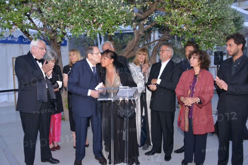 Robert Hossein et Mei-Chen Chalais, Festival de Cannes 2018