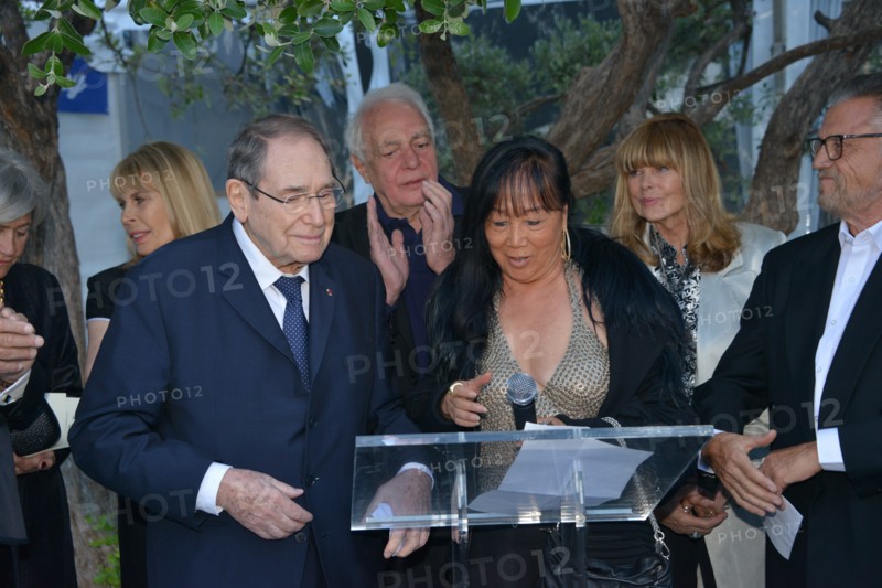 Robert Hossein et Mei-Chen Chalais, Festival de Cannes 2018