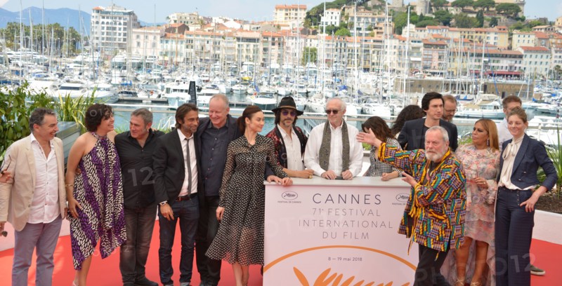 Crew of the film 'The Man Who Killed Don Quixote', 2018 Cannes Film Festival