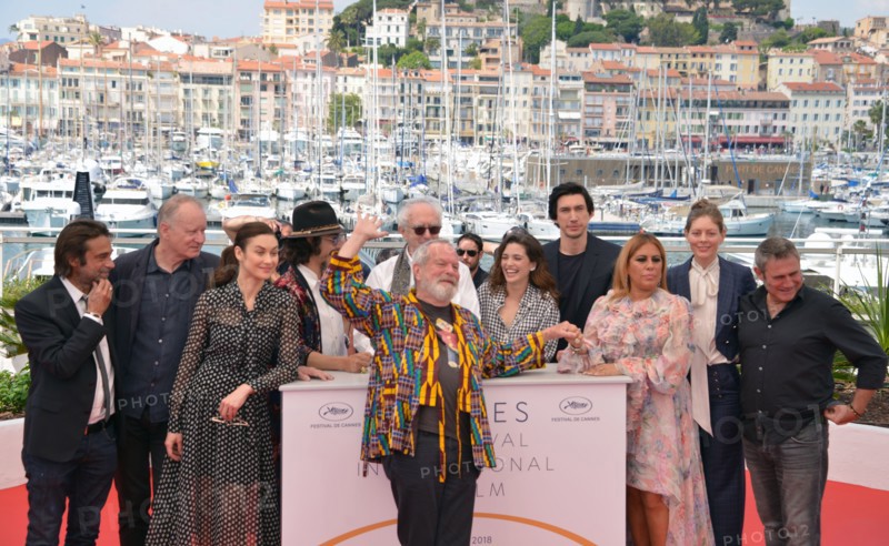 Crew of the film 'The Man Who Killed Don Quixote', 2018 Cannes Film Festival