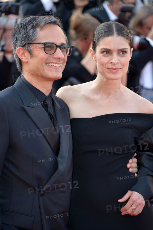 Gael Garcia Bernal with his partner