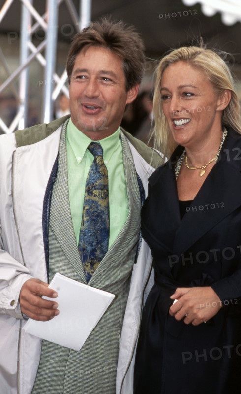 Patrick Sabatier et sa femme Isabelle