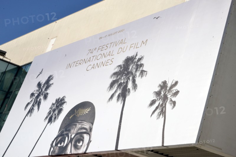 Façade du Palais des Festivals à Cannes, 2021