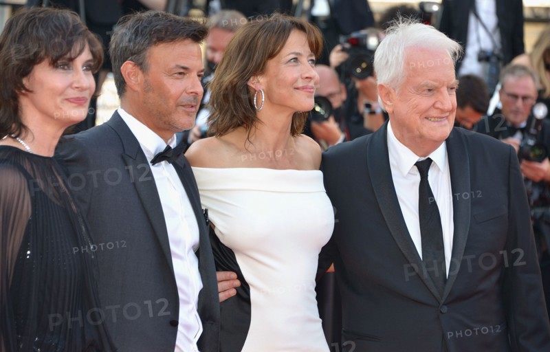 Arriving for the projection of the film 'Tout s'est bien passé'