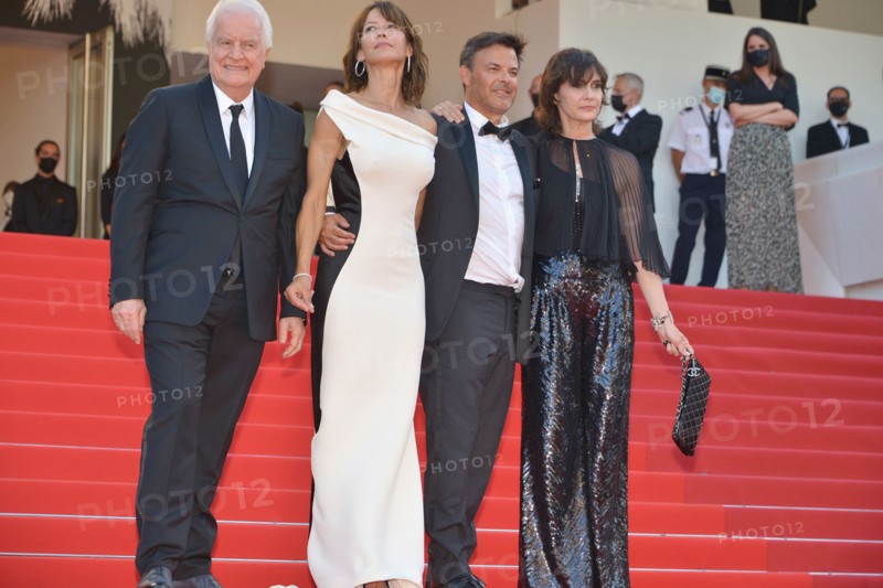 Arriving for the projection of the film 'Tout s'est bien passé'