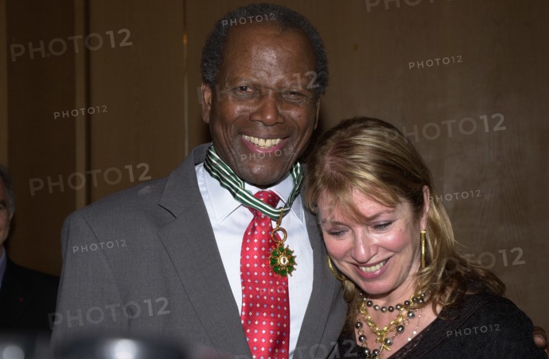 Sidney Poitier et sa femme