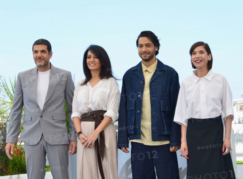 Photocall du film "Le bleu du caftan", Festival de Cannes 2022