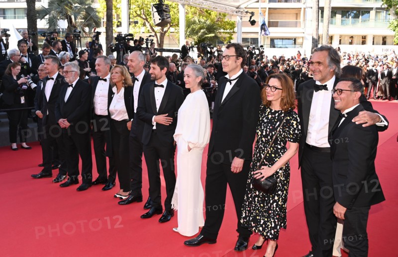 The Olympic flame in Cannes, 2024