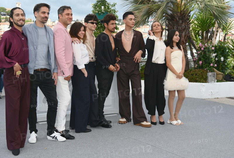 Photocall du film "Le Mysterieux Regard du Flamant Rose"