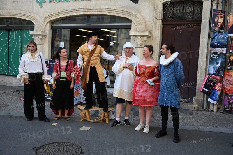 Theatre troupe in the streets of Avignon