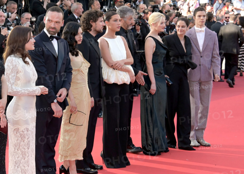 L'équipe du film "Mariage au Goût d'Orange"