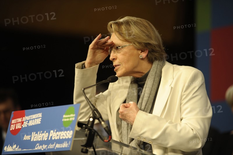 Meeting de Valérie Pécresse à Maisons-Alfort pour les élections régionales 2010