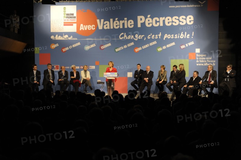 Meeting de Valérie Pécresse à Maisons-Alfort pour les élections régionales 2010