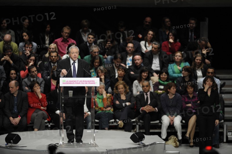 Elections Régionales 2010, meeting de la coallition PS, Europe Ecologie, Front de Gauche