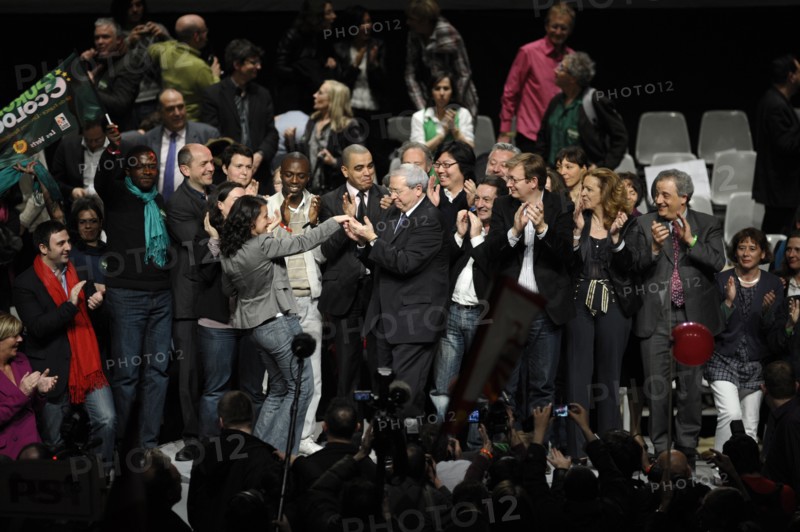 Elections Régionales 2010, meeting de la coallition PS, Europe Ecologie, Front de Gauche