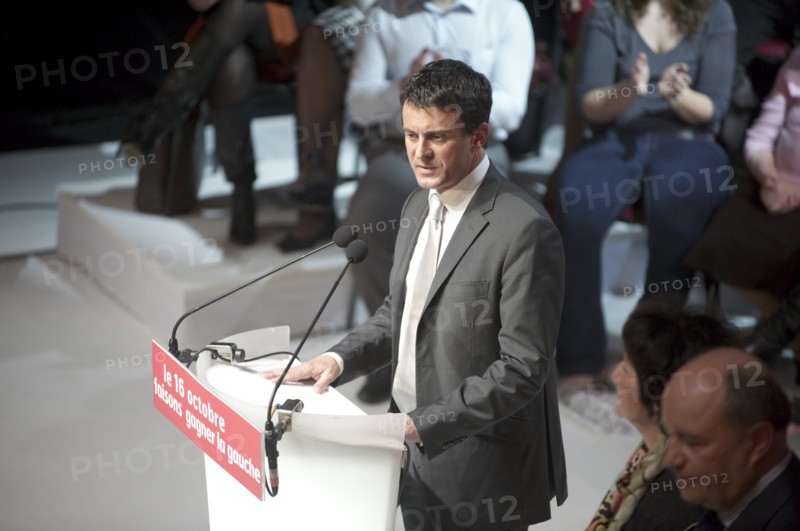 Meeting de l'entre-deux tours primaires citoyennes de François Hollande