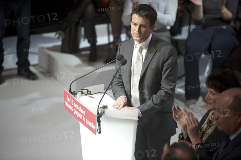 Meeting de l'entre-deux tours primaires citoyennes de François Hollande