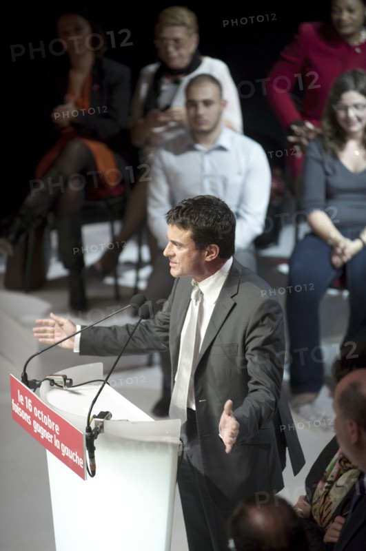 Meeting de l'entre-deux tours primaires citoyennes de François Hollande