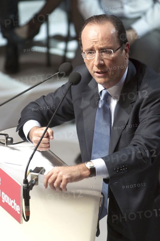 Meeting de l'entre-deux tours primaires citoyennes de François Hollande