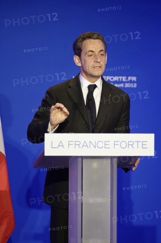 Réunion publique de Nicolas Sarkozy à Saint-Maurice (Val-de-Marne)