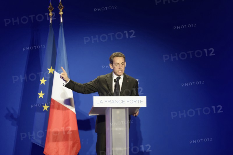 Réunion publique de Nicolas Sarkozy à Saint-Maurice (Val-de-Marne)