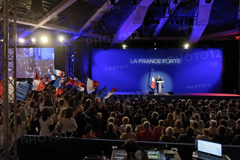 Réunion publique de Nicolas Sarkozy à Saint-Maurice (Val-de-Marne)