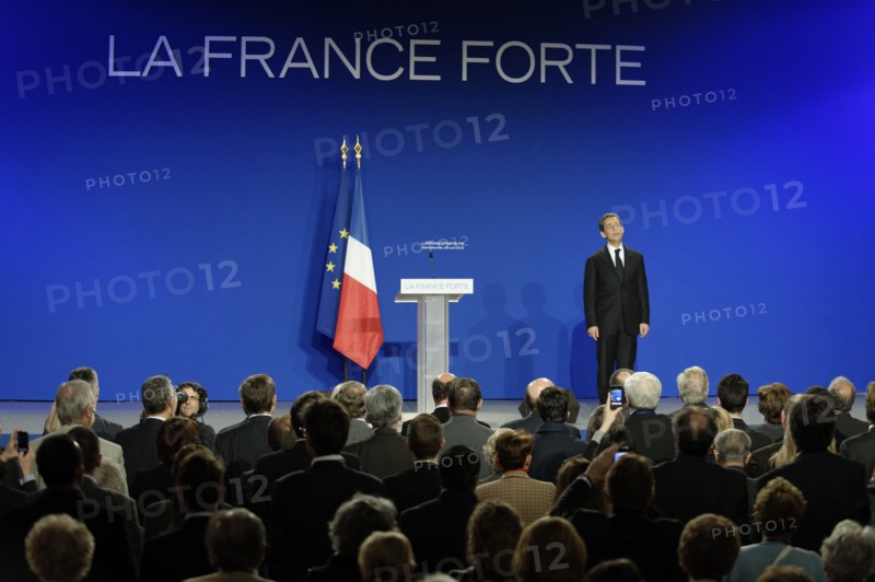 Réunion publique de Nicolas Sarkozy à Saint-Maurice (Val-de-Marne)