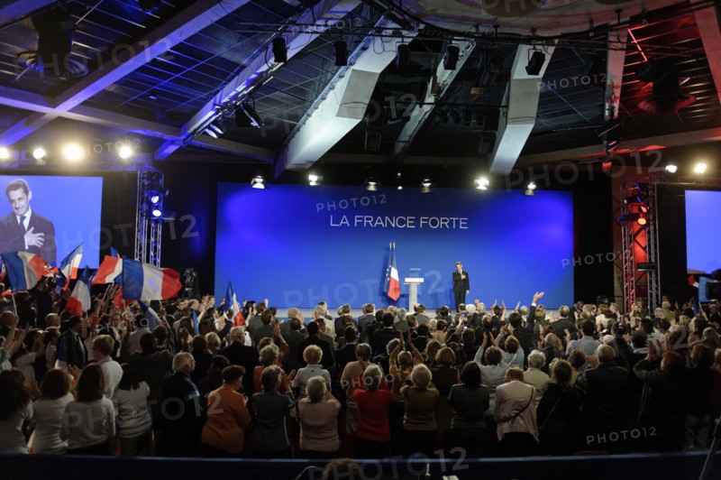 Réunion publique de Nicolas Sarkozy à Saint-Maurice (Val-de-Marne)
