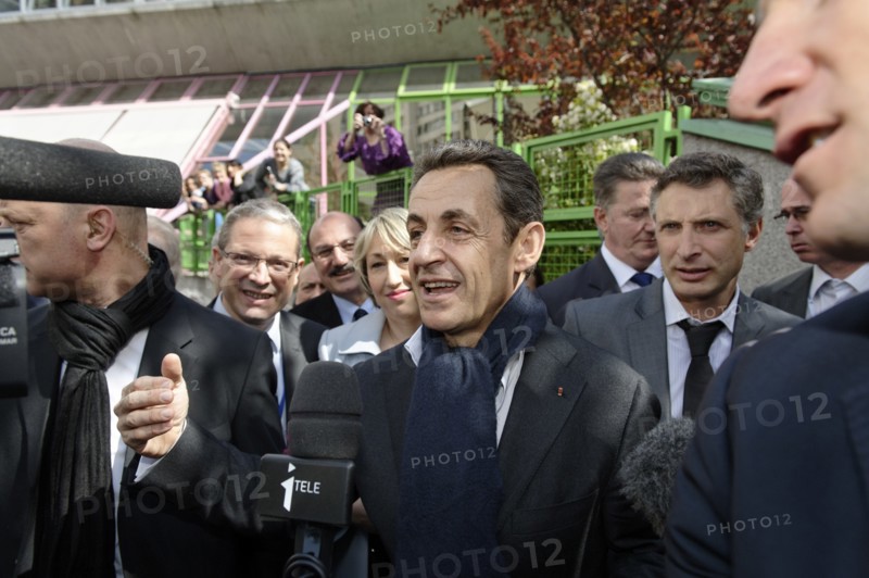 Réunion publique de Nicolas Sarkozy à Saint-Maurice (Val-de-Marne)