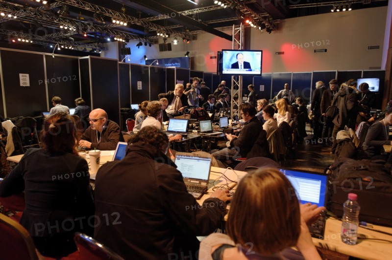Premier tour de l'élection présidentielle 2012, QG de Marine Le Pen