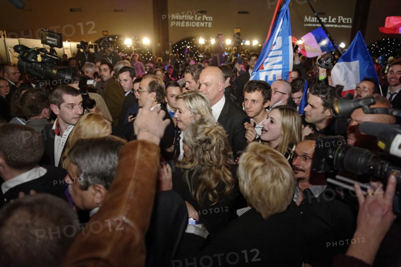 Premier tour de l'élection présidentielle 2012, QG de Marine Le Pen