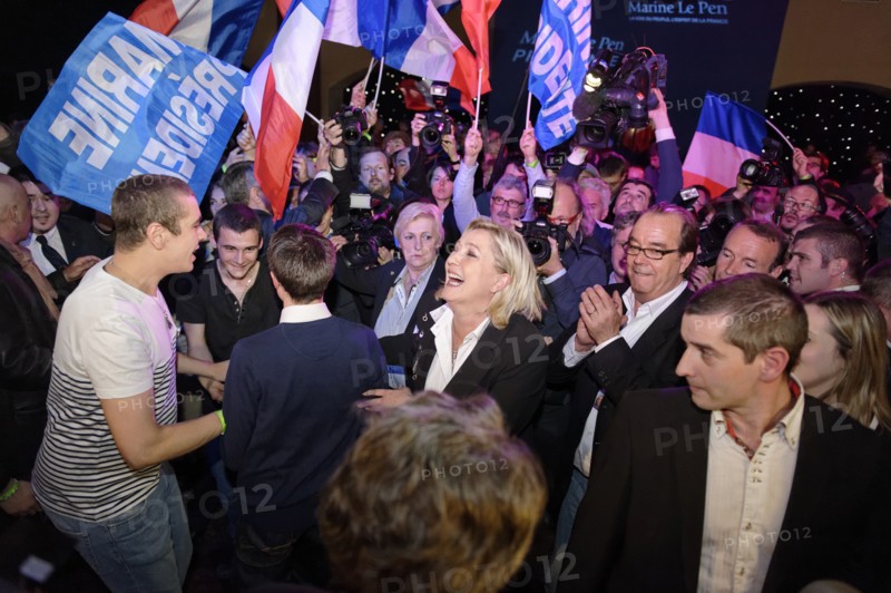 Premier tour de l'élection présidentielle 2012, QG de Marine Le Pen