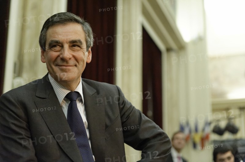 François Fillon candidat à  la présidence de l'UMP