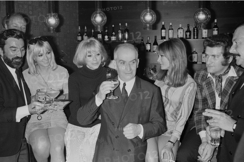 Georges Géret, Mylène Demongeot, Mireille Darc, Louis de Funès, Olga Georges-Picot, Eddy Mitchell