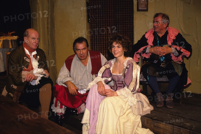 Jacques François, Michel Galabru, Sabine Paturel, et Maurice Baquet
