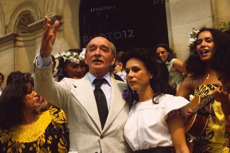 Mariage d'Eddie Barclay avec Danièle Poinsot
