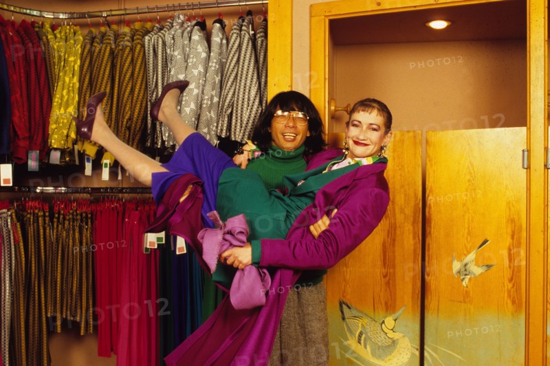 Kenzo et Caroline Loeb
