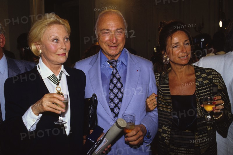 Michèle Morgan, Gérard Oury, et Danièle Thompson