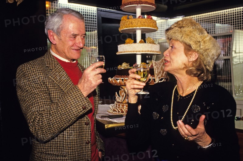 Georges de Caunes and Jacqueline Joubert, 1989