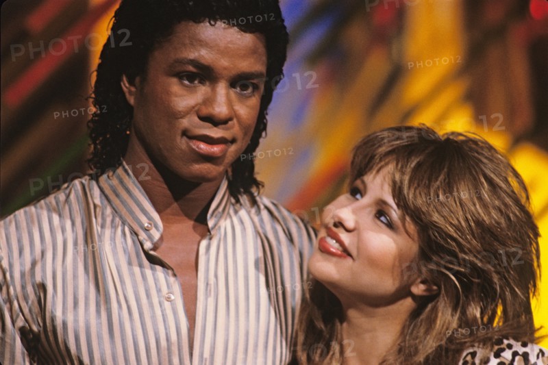 Jermaine Jackson and Pia Zadora