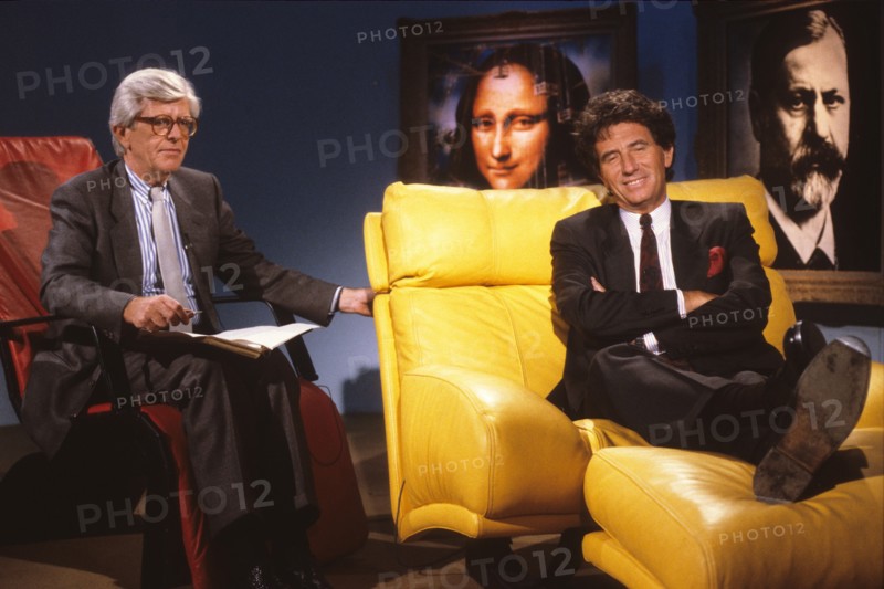 Henry Chapier et Jack Lang