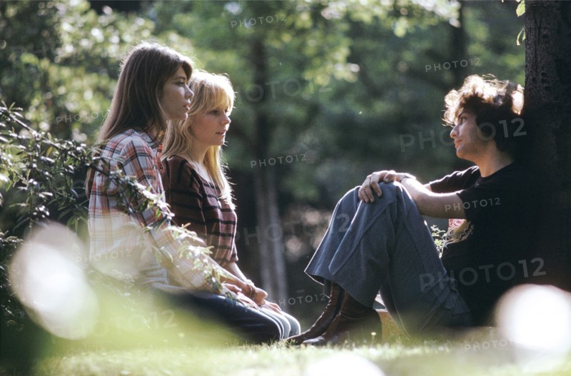 Françoise Hardy avec France Gall et Michel Berger, 1969